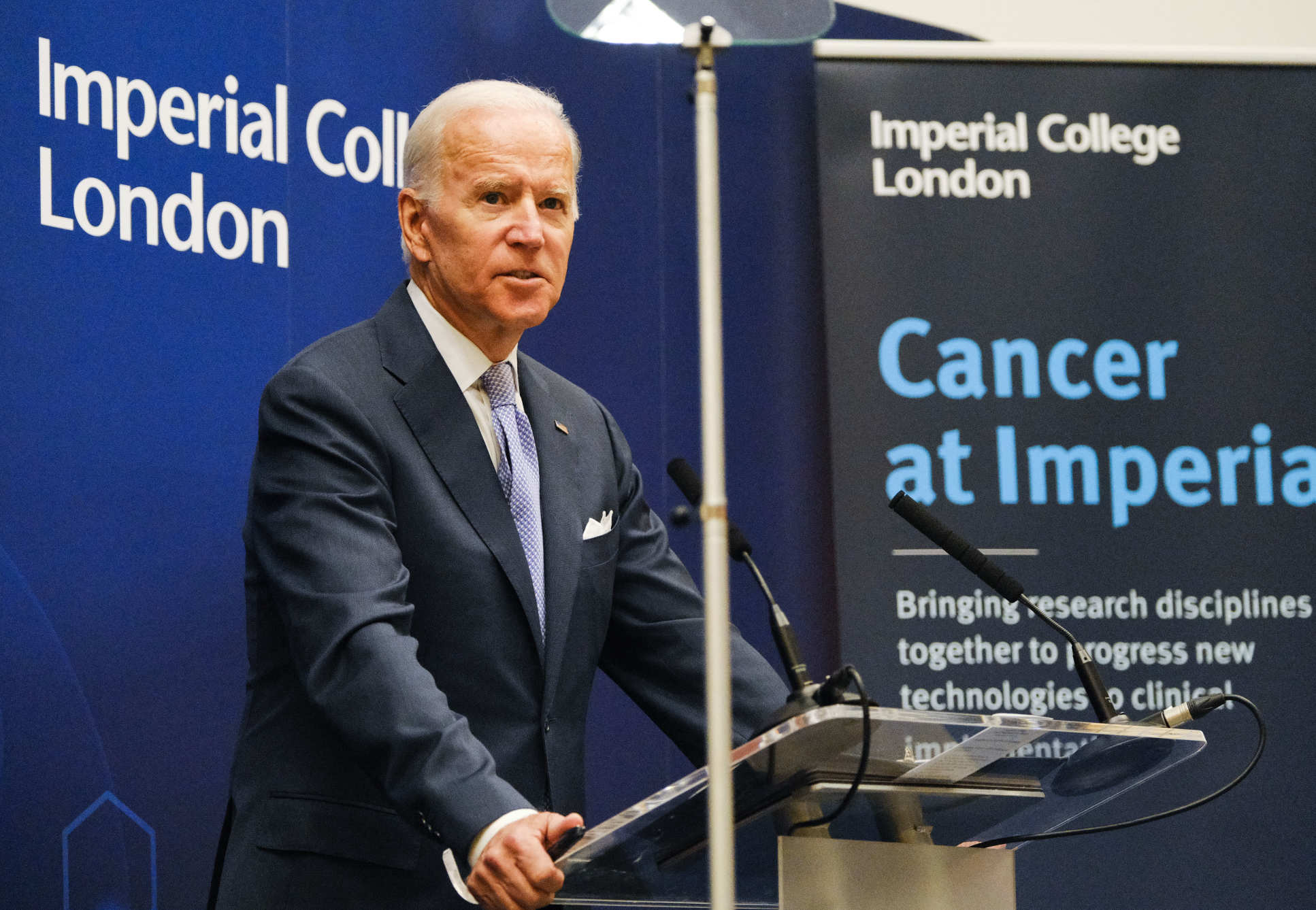 Joe Biden Delivers Inaugural Cancer Research Lecture At Imperial ...