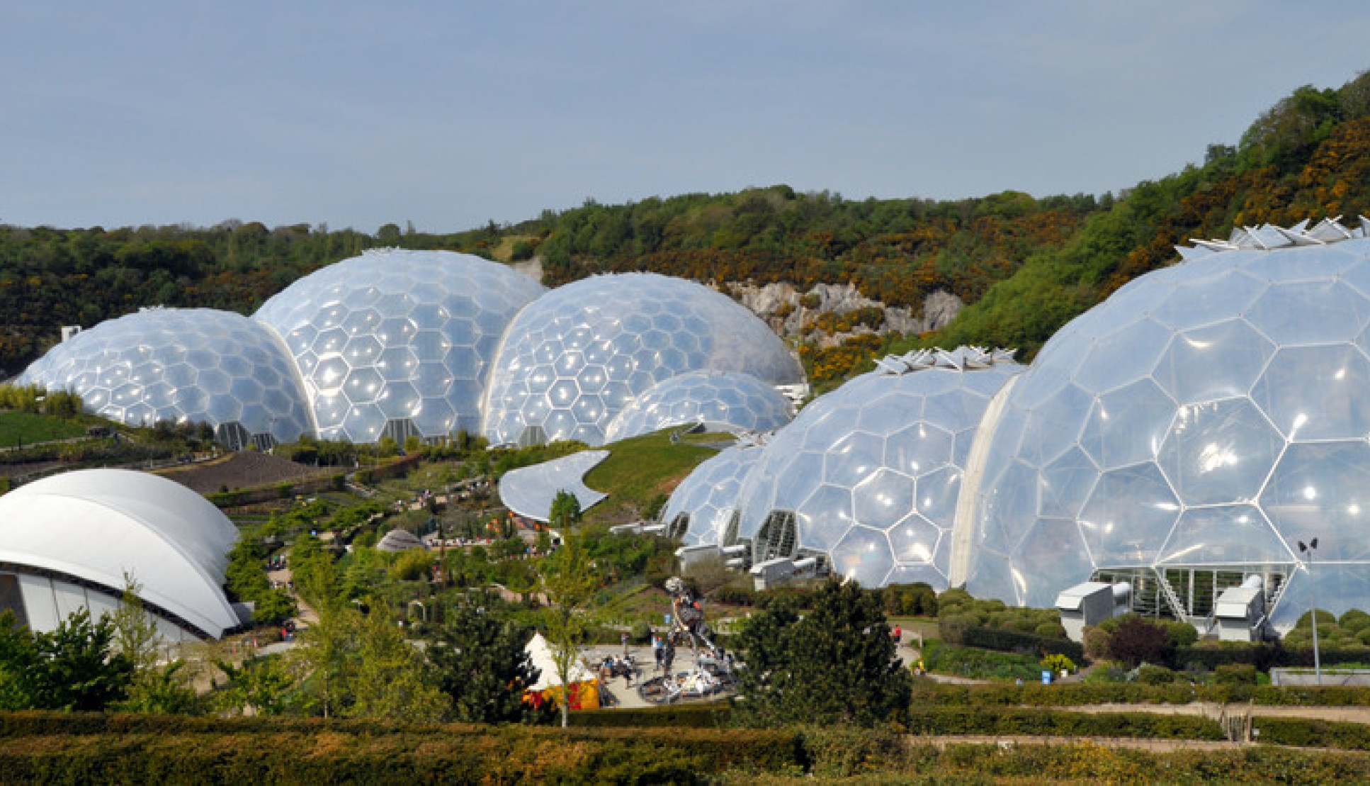 Photo of the domes of the Eden Project