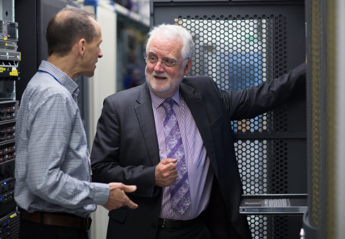 Institute Manager, Andrew Burton (l), and Institute Director, Professor Chris Hankin (r).