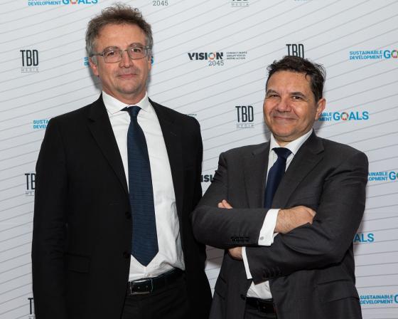 Livio Scalvini and Maurizio Zollo at Vision 2045 event 2021