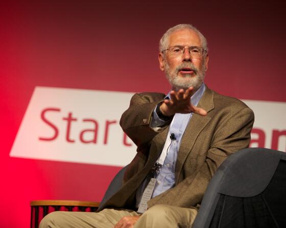 Photo of Steve Blank speaking at an event