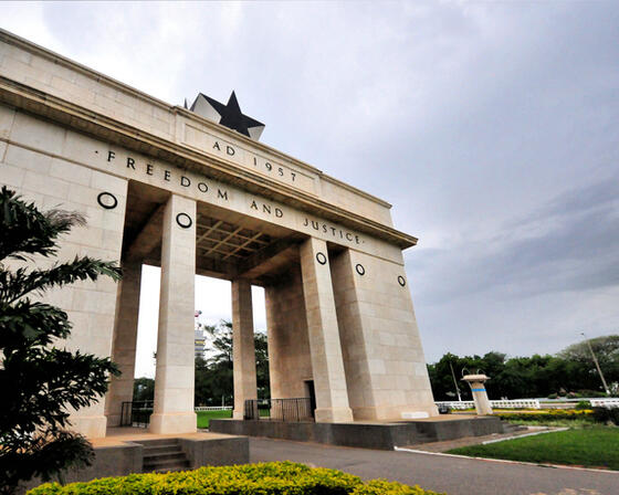Image of Independence Arch in Accra