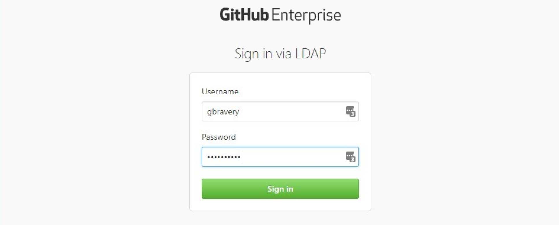 Github enterprise