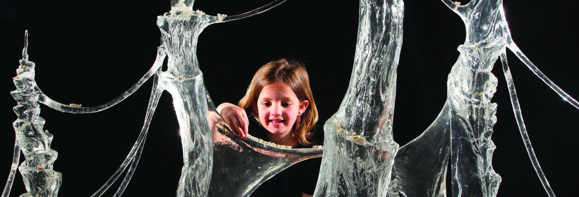 A young girl explores The Tooth Palance, an award-winning arts and health collaboration.