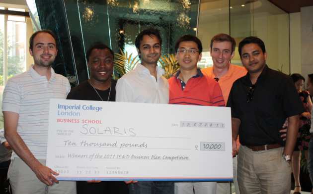 Solaris ten thousand pound big cheque