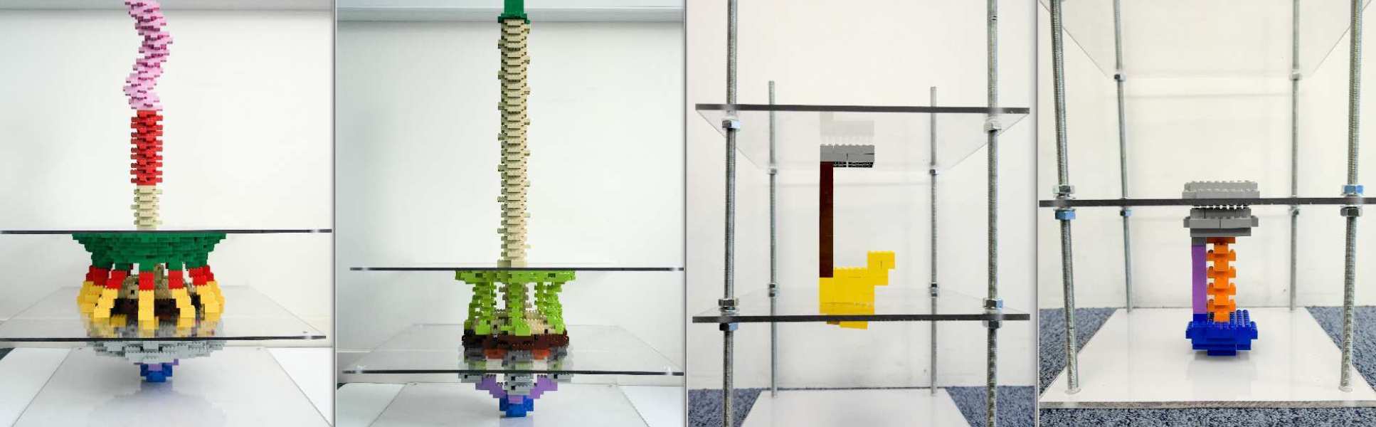 Lego sculptures on display at Imperial Festival