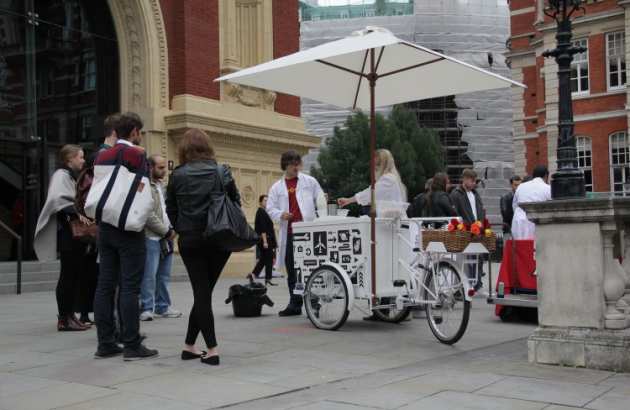 Tricycle outside the Royal Albert Hall