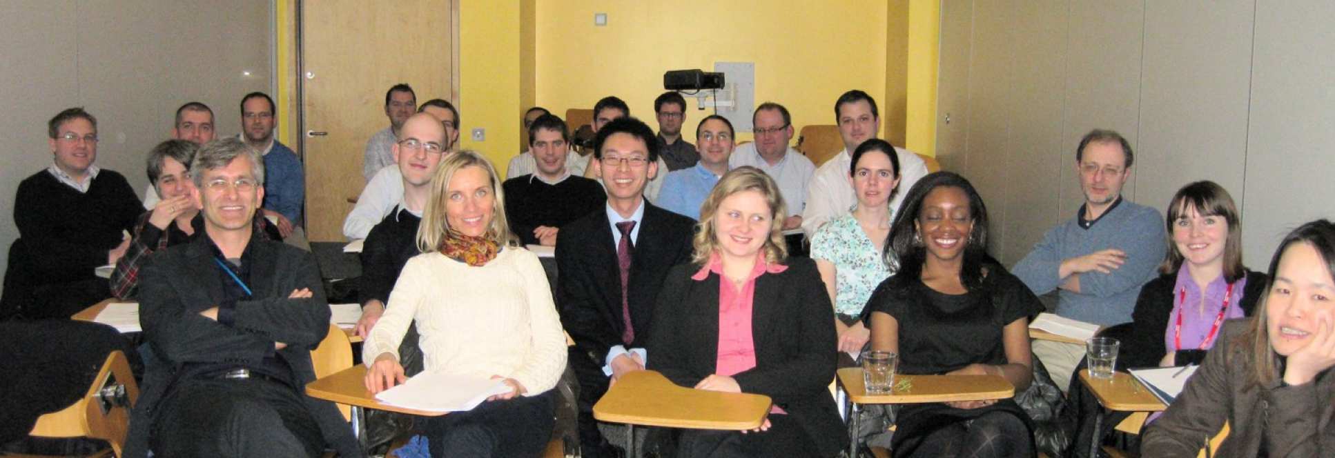 Participants of an update meeting, February 2011