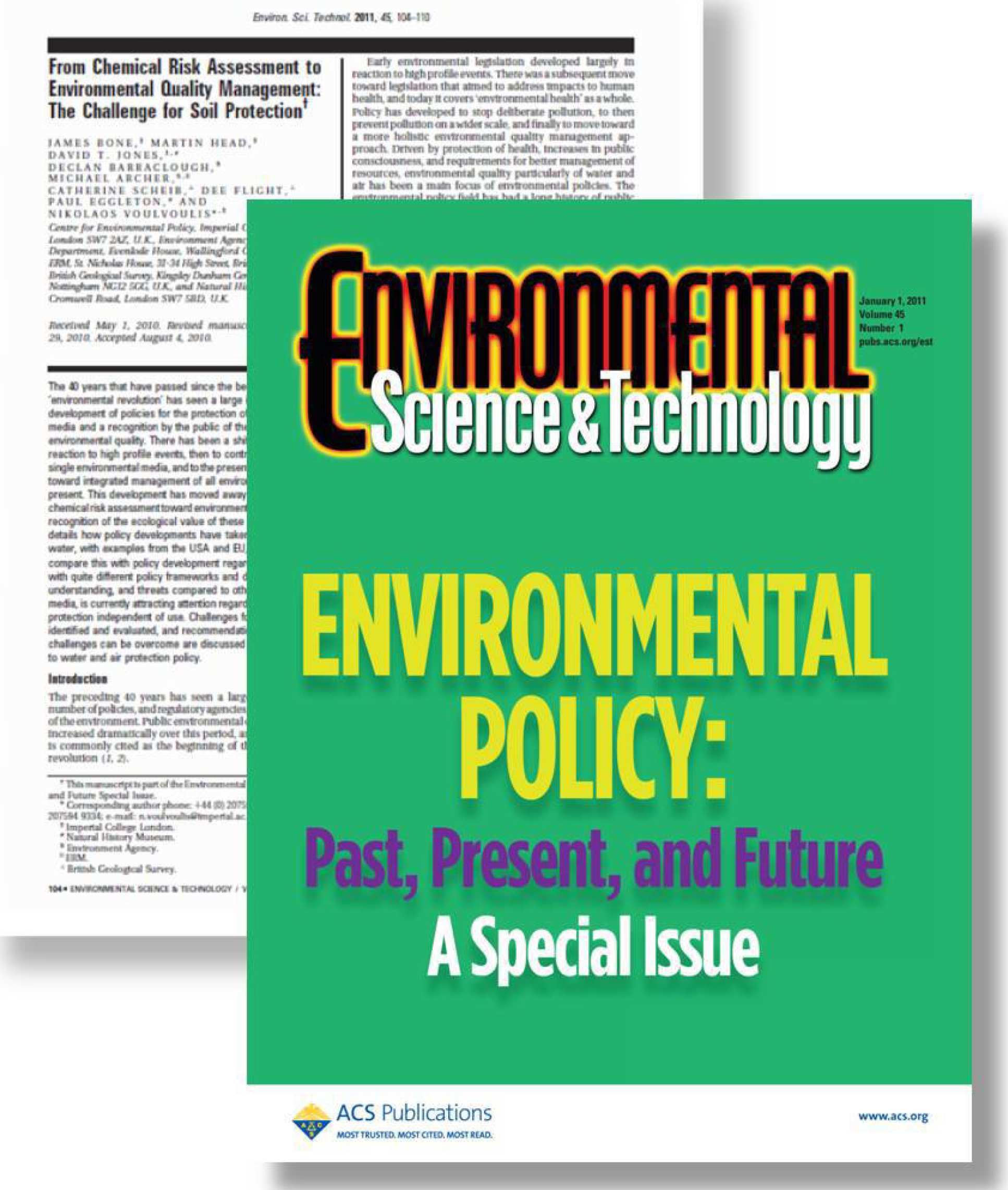  Environmental Policy: Past, Present, and Future 
