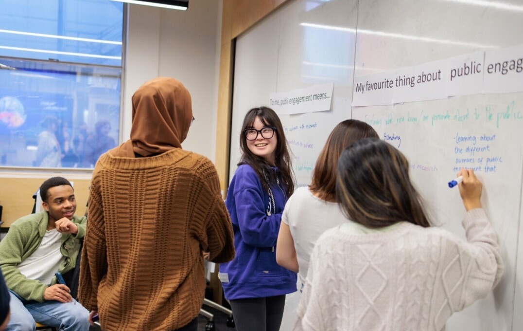 Students explore high-quality engagement practice in Public Engagement Module