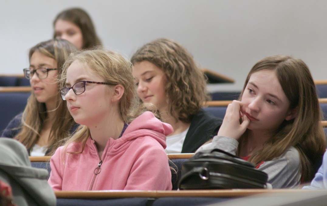 Students listening to lecture