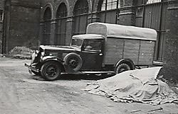 The van parked behind the City and Guilds delaying the planned expansion of Imperial College