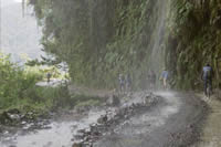 Cycling down the world's most dangerous road