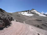 Driving from La Paz to the mountain range