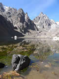 Laguna Blanca with Nevada Saturno in the backgrund