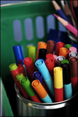 Felt-tip marker pens