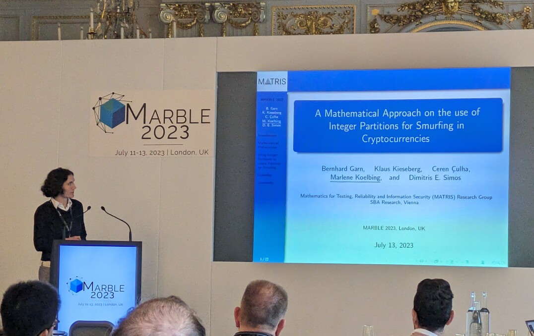 MARBLE Conference presentation