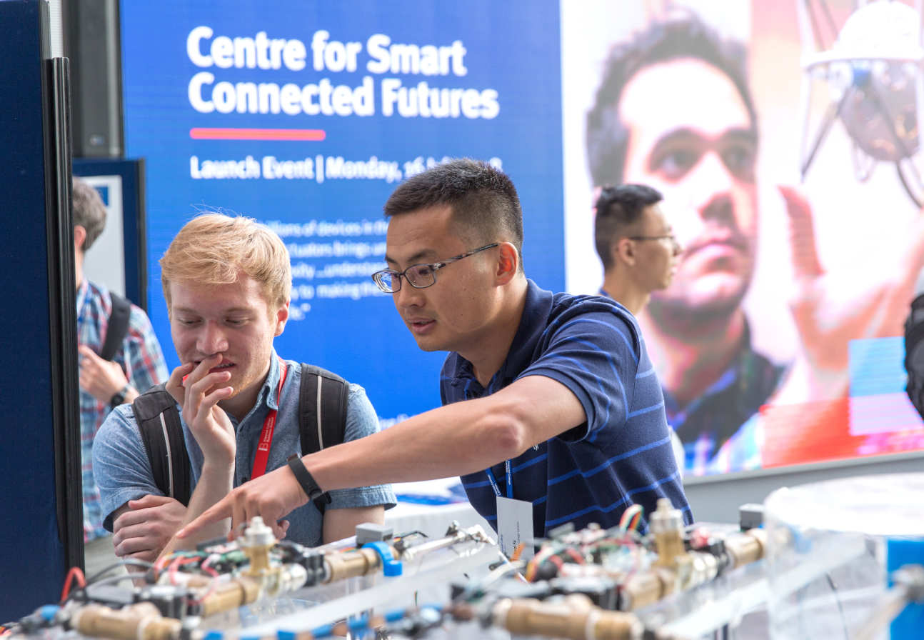 People at the Centre for Smart Connected Futures launch event