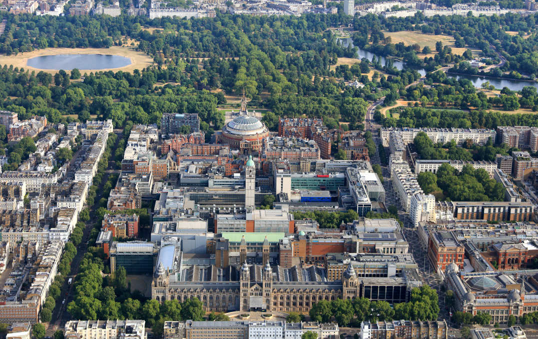 South Kensington aerial shot
