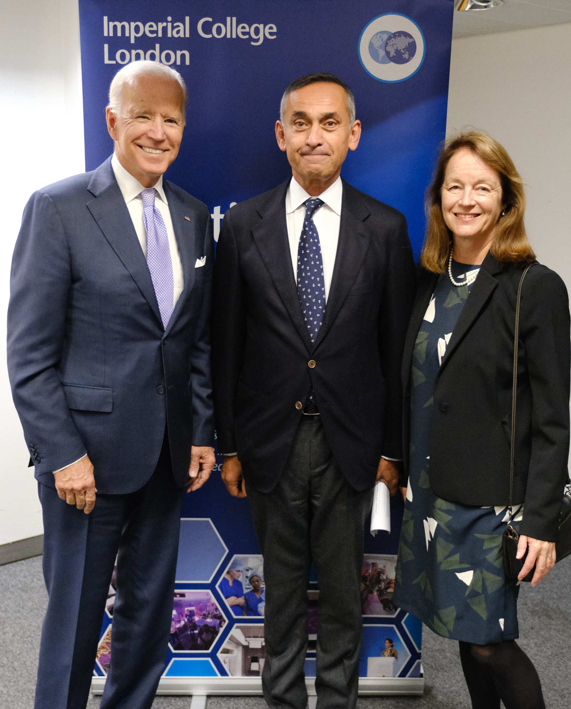 Vice President Biden met President Gast and Lord Darzi to discuss Imperial's new cancer centre