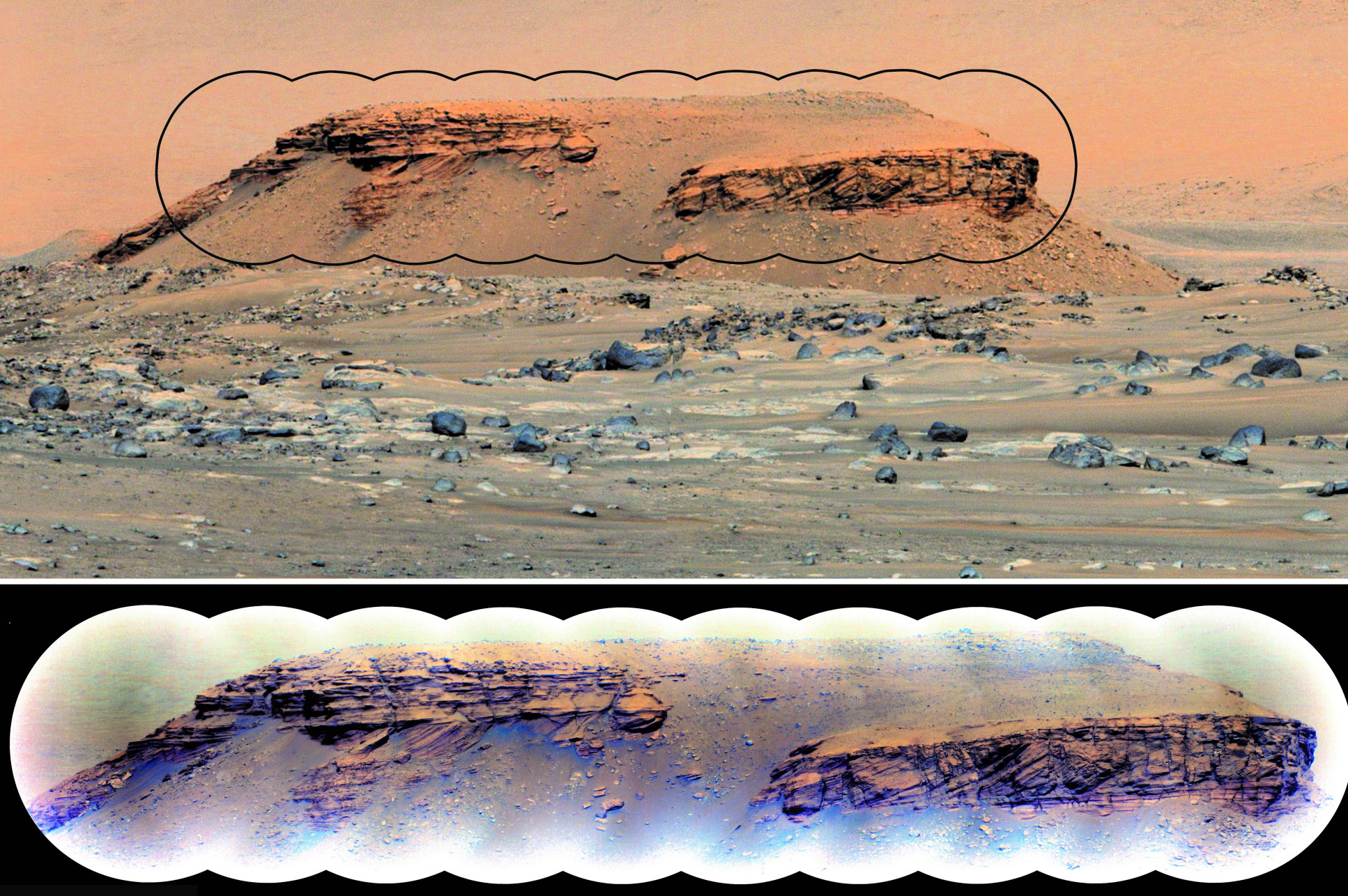 Марсианский кратер езеро