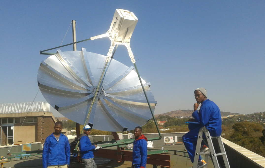 The solar installation at the University of Pretoria