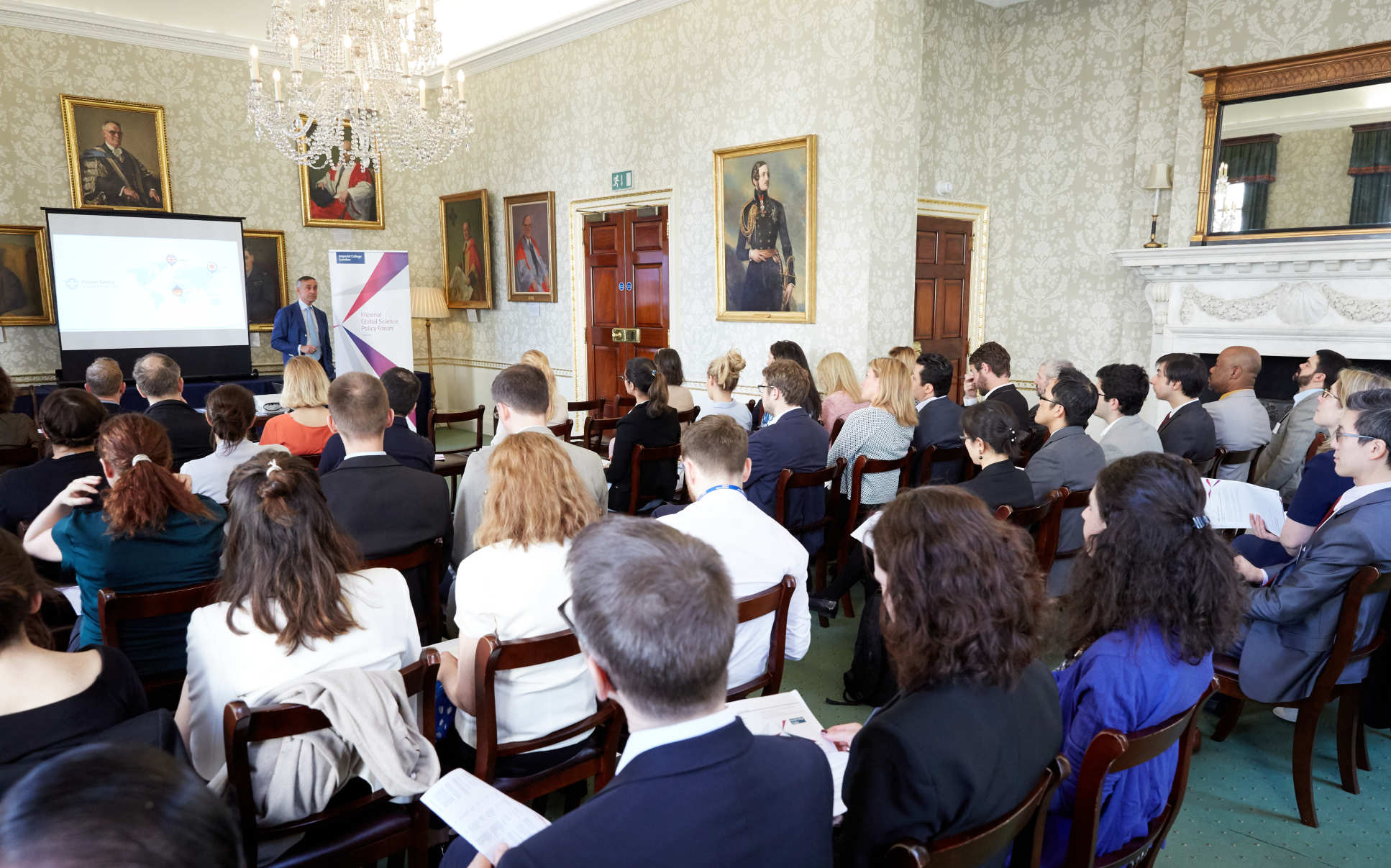 view of audience