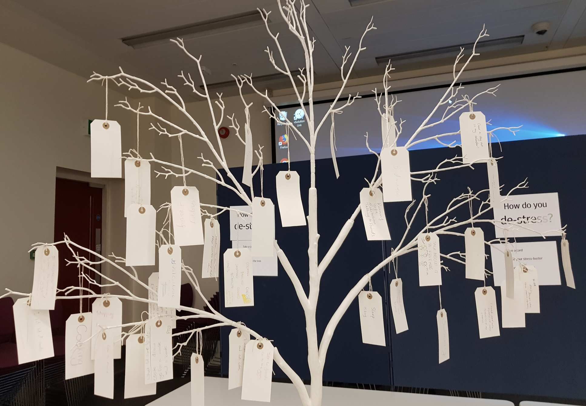 De-stress tree in Department of Earth Science and Engineering