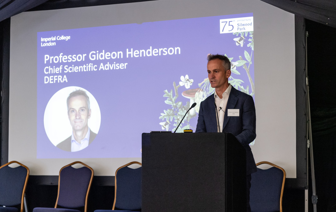 Professor Gideon Henderson, Chief Scientific Adviser at the Department for Environment, Food & Rural Affairs (DEFRA)