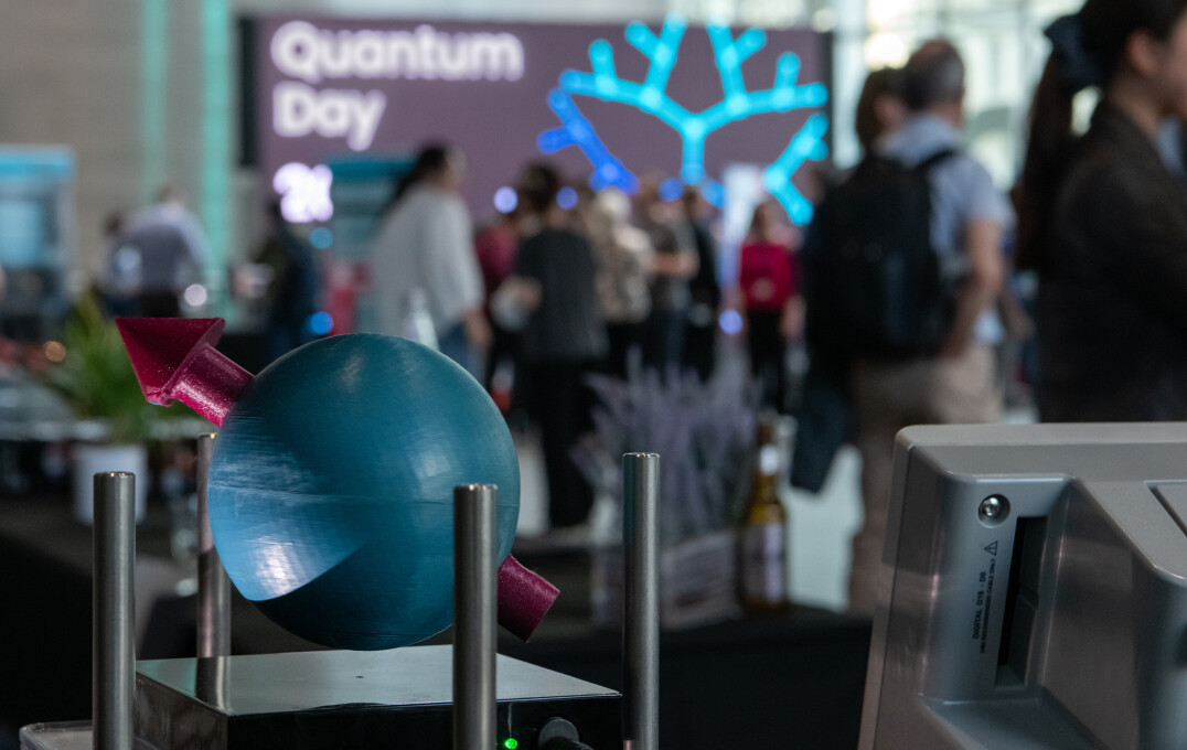 A view from the SPIN-Lab stall during the Quantum Day Celebration 