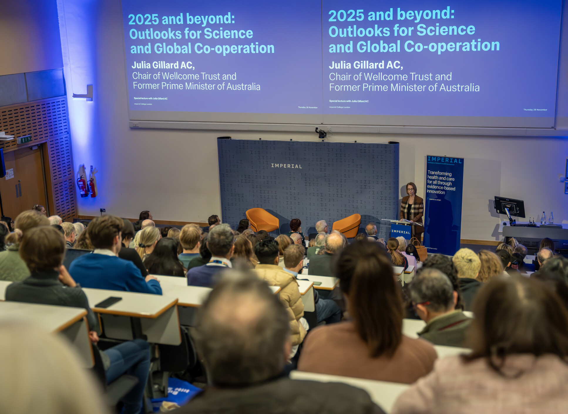 Audience at the IGHI Special Lecture as Ms Julia Gillard AC delivers her talk