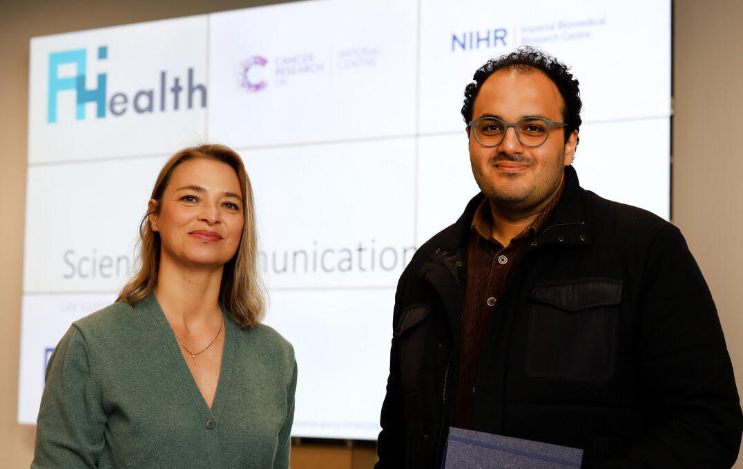 Kelly Gleason (Imperial CRUK Lead Nurse) & Ahmed Fetit (Senior Teaching Fellow, AI4Health Centre) 