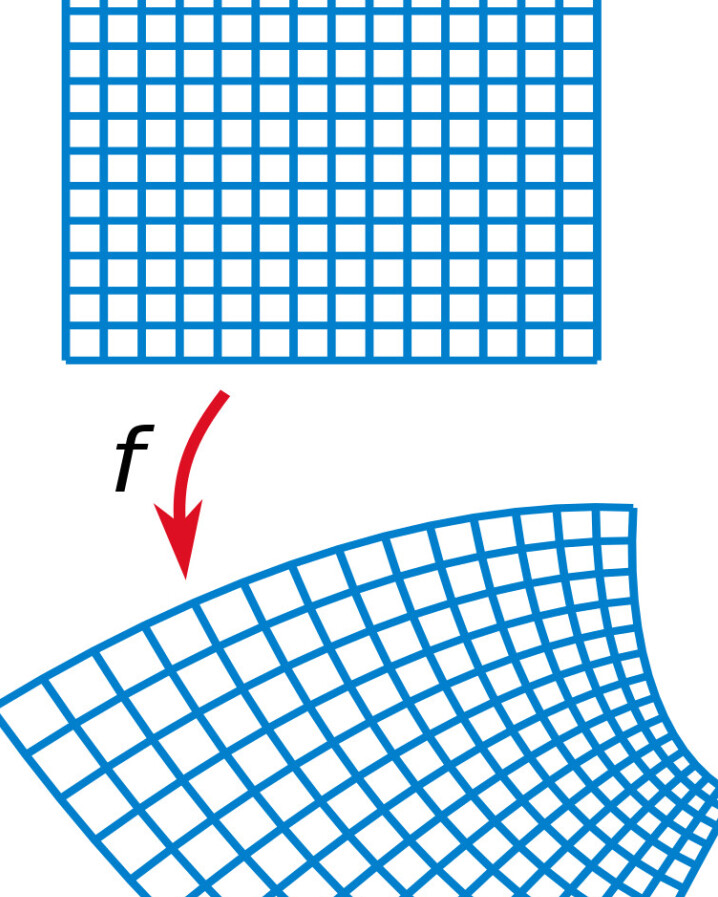 This Togliatti surface is an algebraic surface of degree five. The picture represents a portion of its real locus.From Wikipedia.