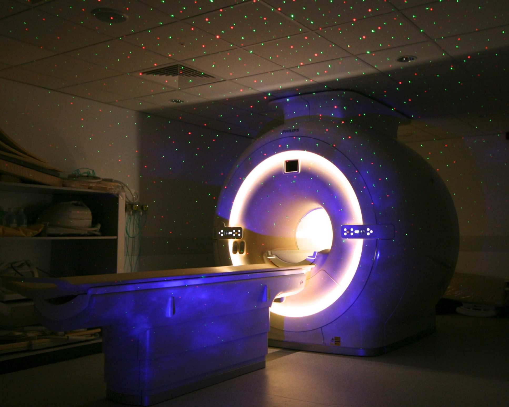 The MRI scanner at the Evelina Newborn Imaging Centre