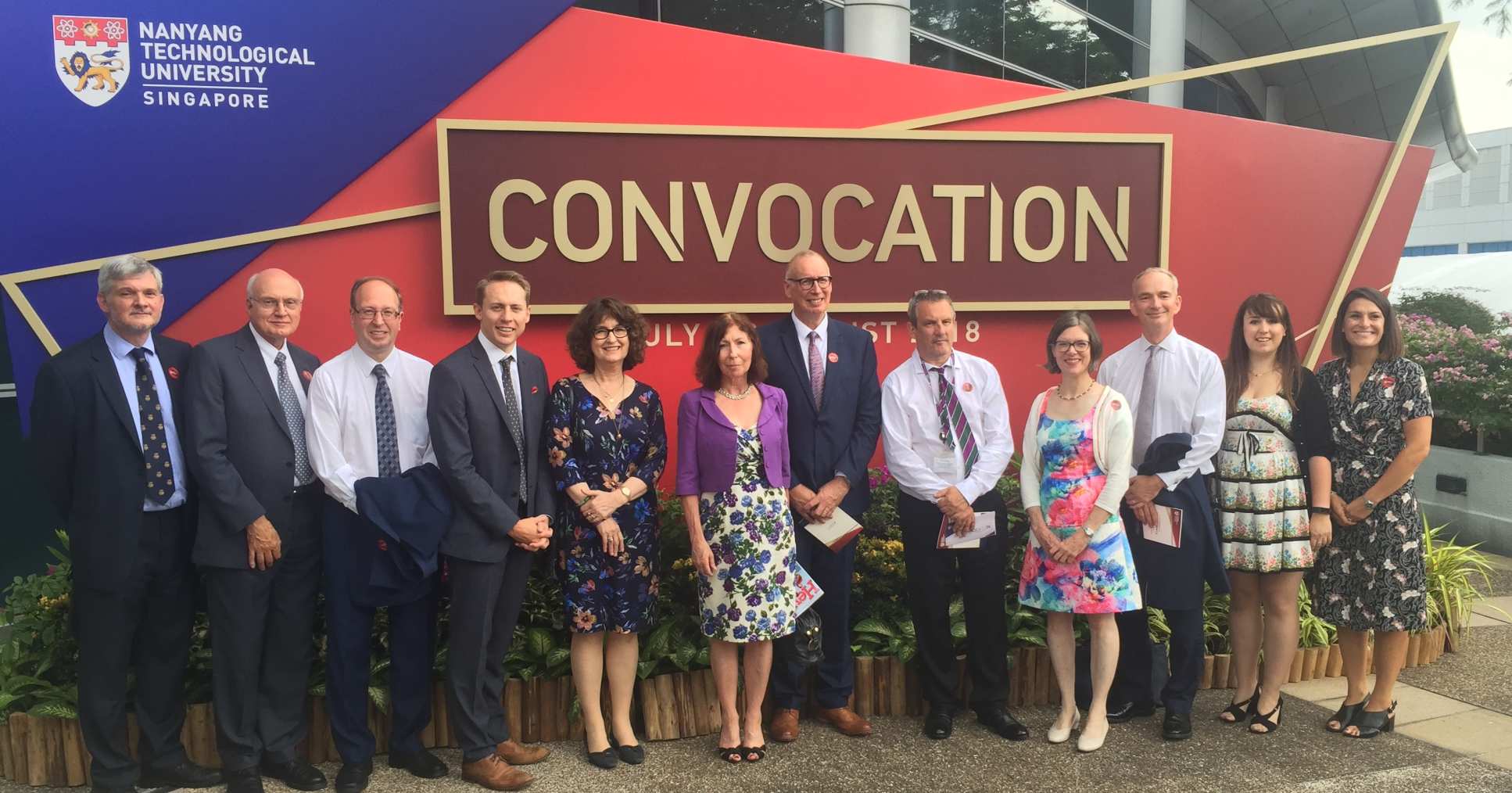 London-based LKCMedicine staff and supporters at the Convocation
