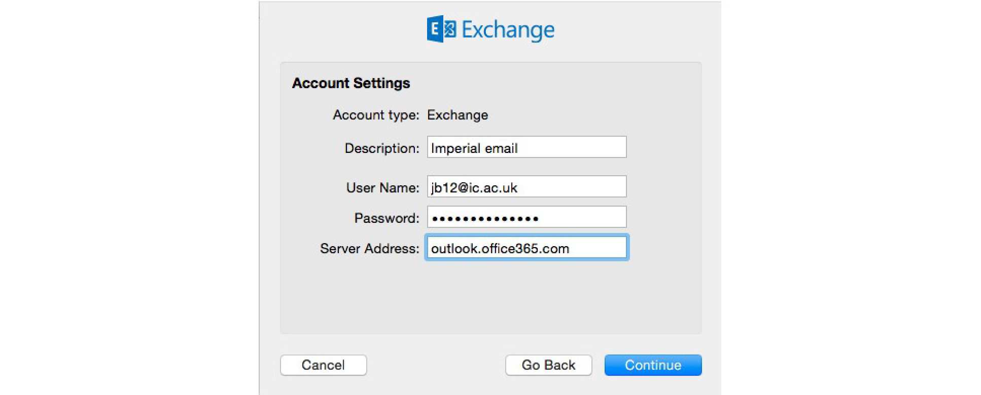 Exchange For Mac Server