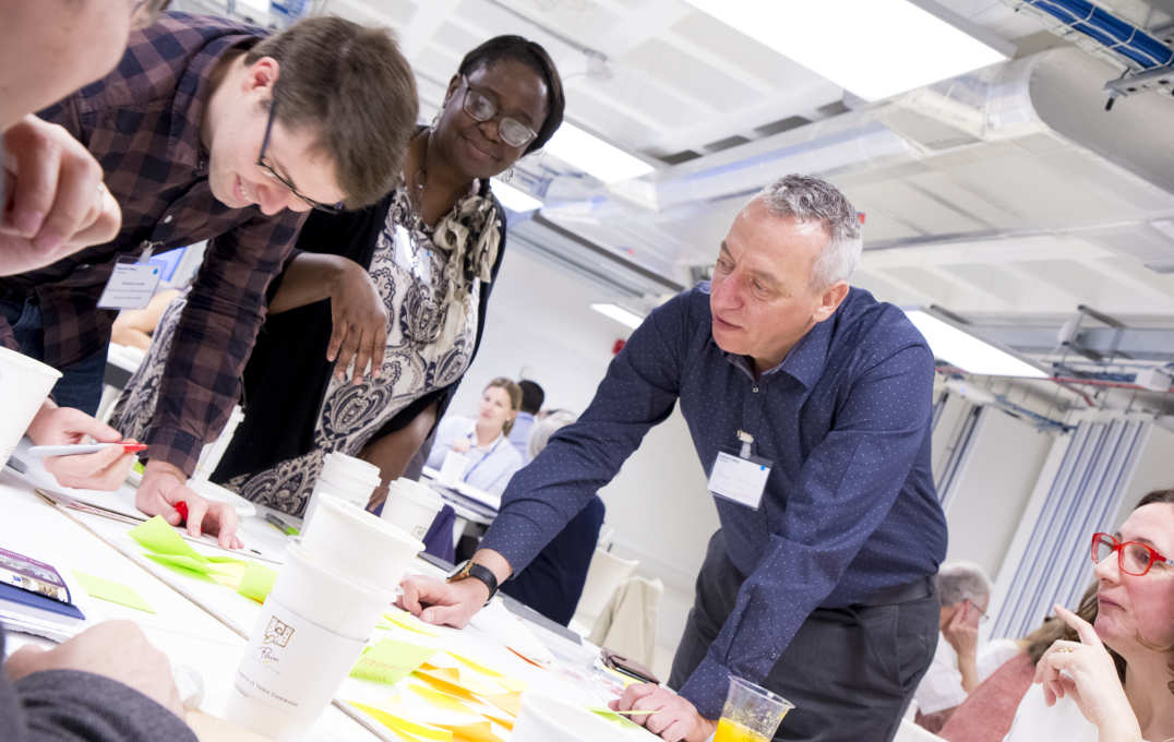 The event concluded with a networking exercise that challenged groups of attendees to work together to consider challenges and opportunities for vaccine development