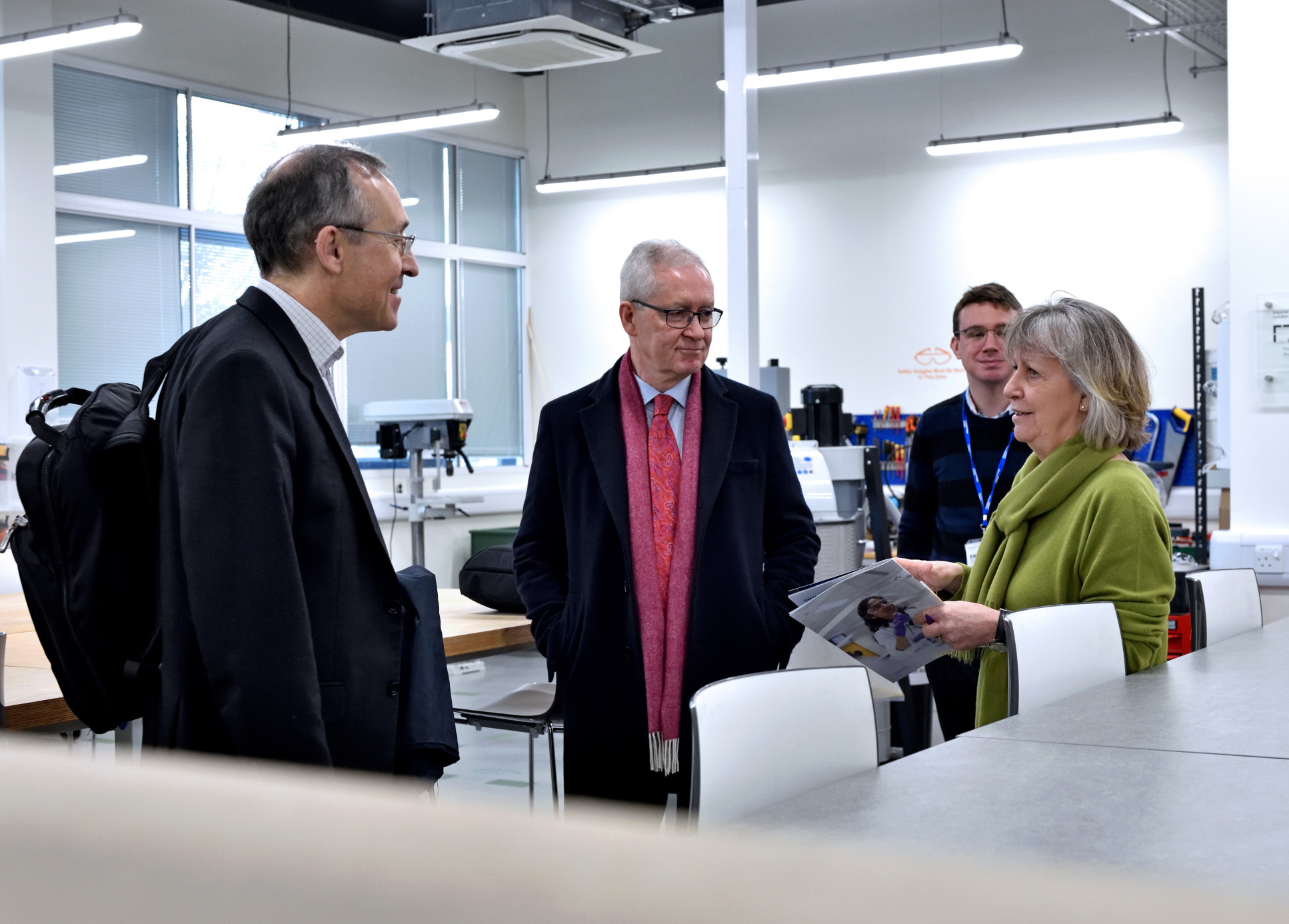 Andy Slaughter MP speaks to Professor Maggie Dallman in The Invention Rooms