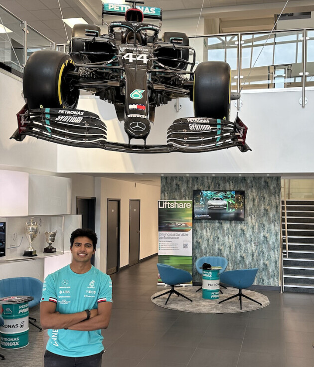 Abhi Rajendran at Mercedes AMG