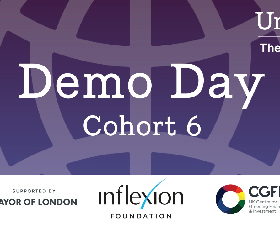 Demo Day Cohort 6 - banner includes all partner and funder logos