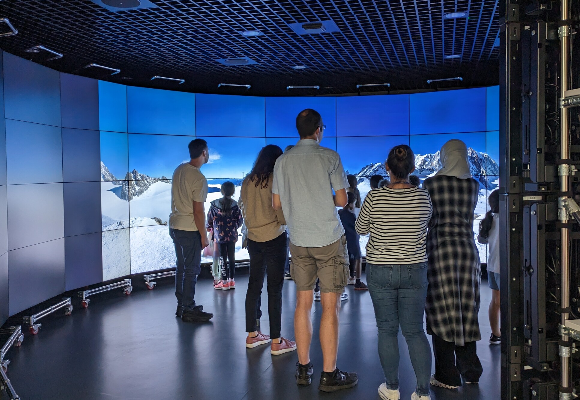 Families visit the Data Observatory for Bring Your Child To Work Day