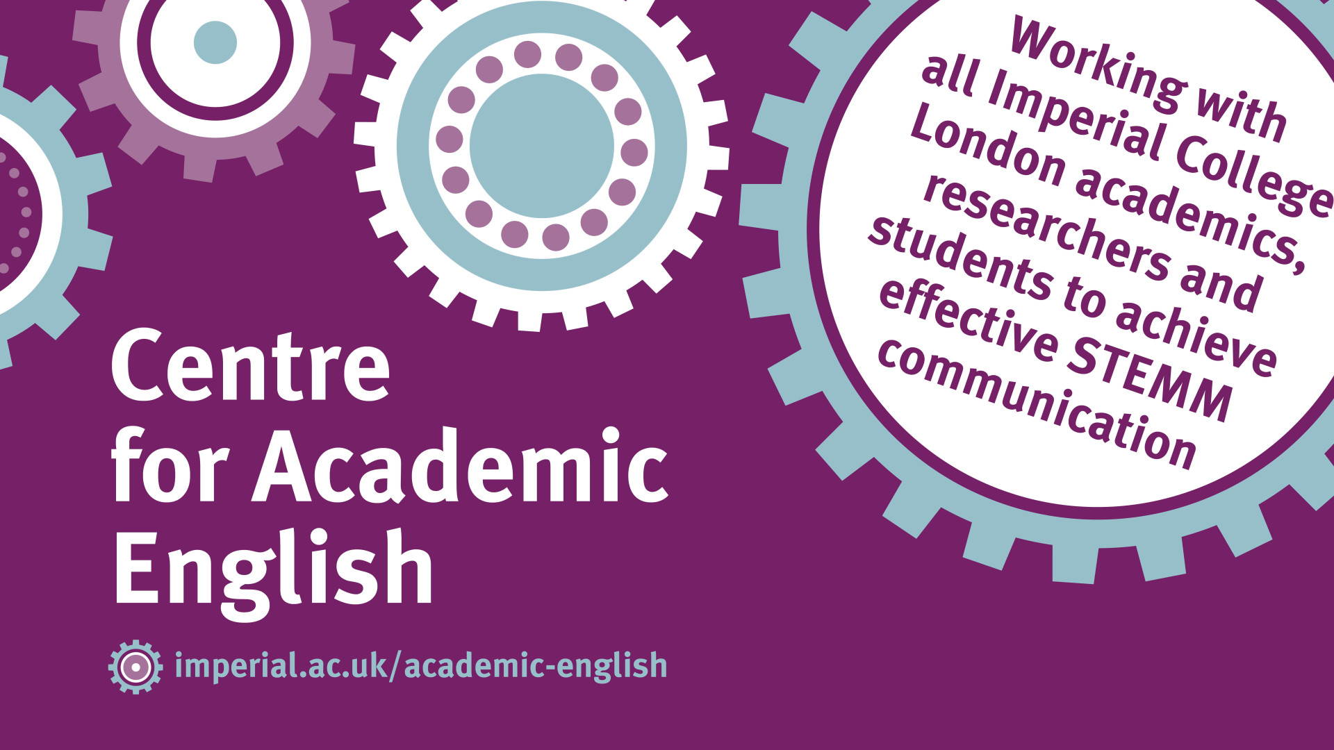 Centre for Academic English Administration and support services