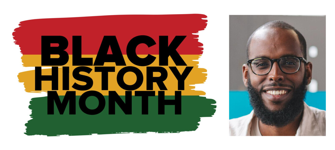 Black History Month Logo & Dr Faysal Farah