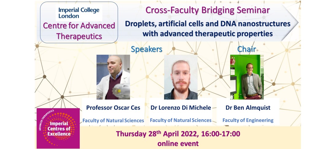 Centre for Advanced Therapeutics Cross Faculty Seminar Series