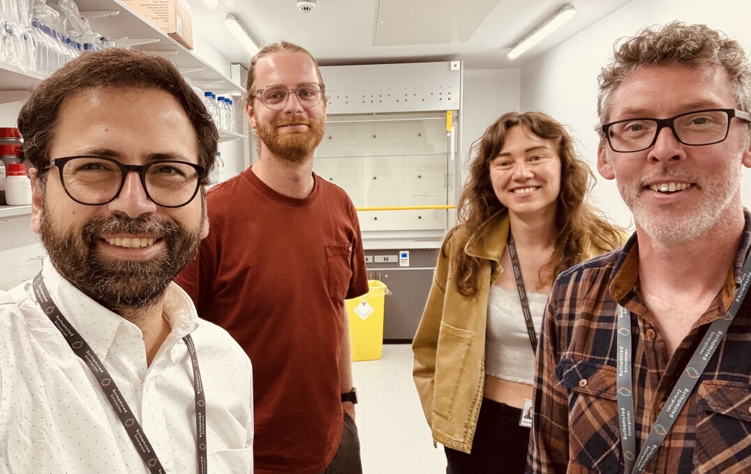 The Deep Blue BioTech team at Rothamsted Lab