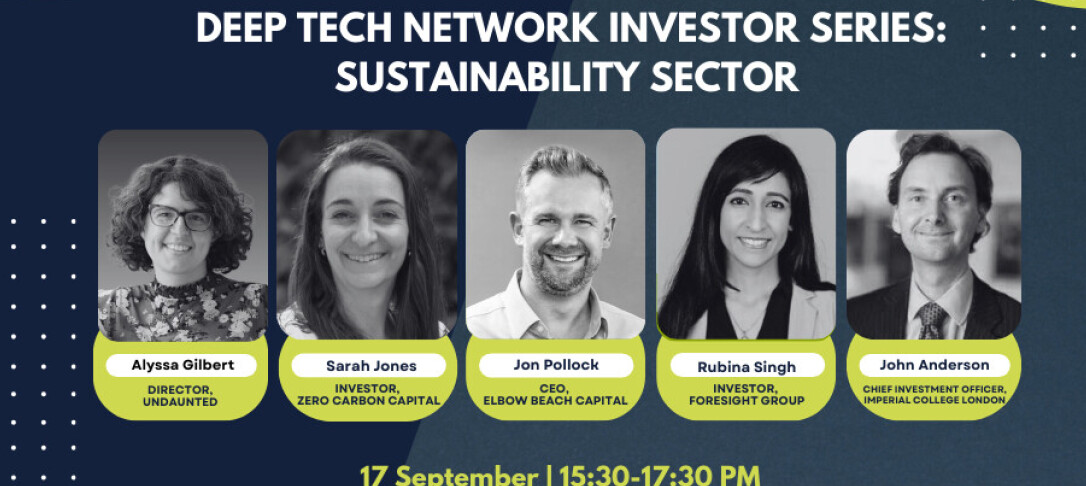 Deep Tech Network - meet the investors, sustainability, 17 September 2024