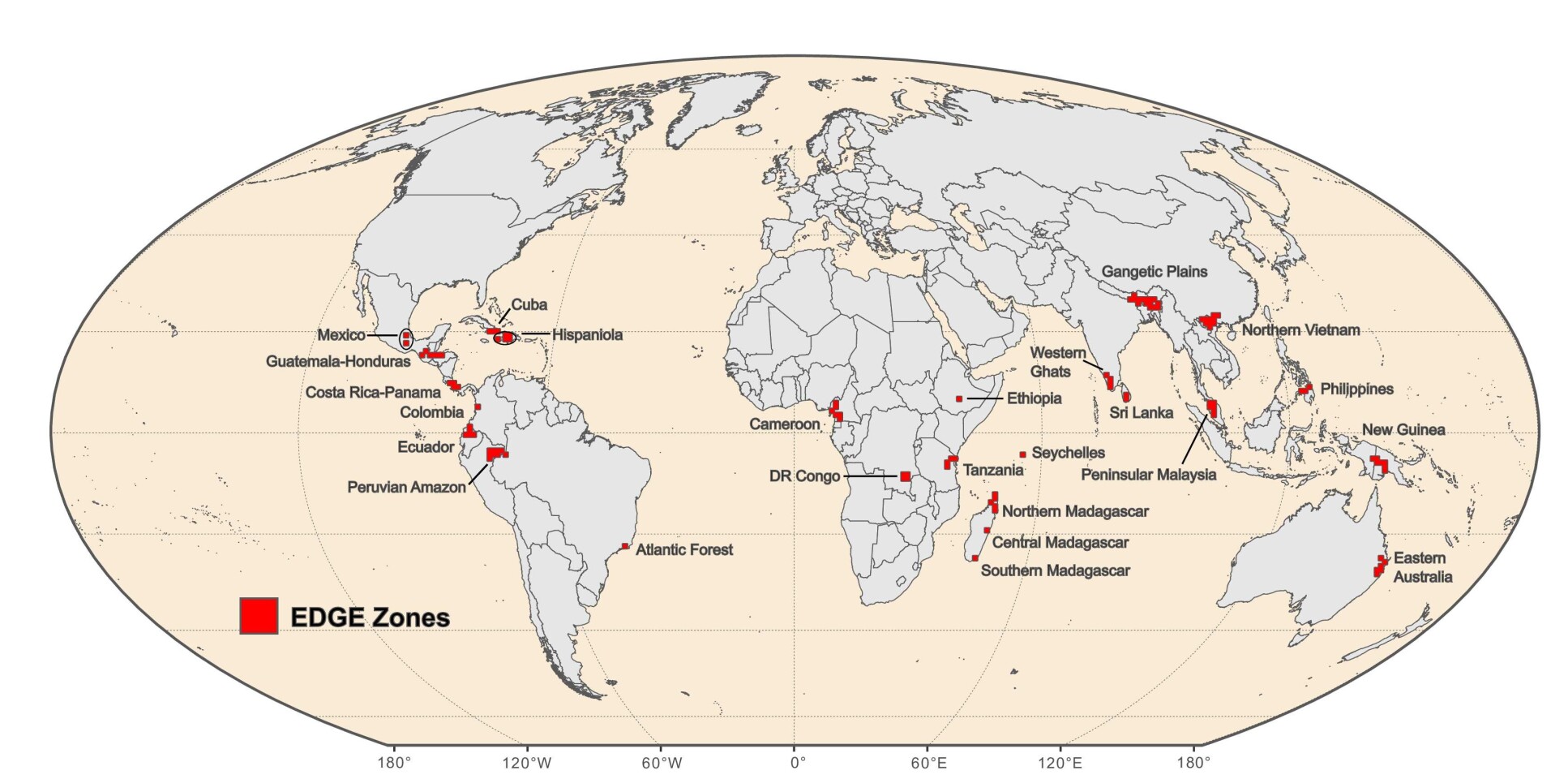 EDGE Zones Map (c) Sebastian Pipins