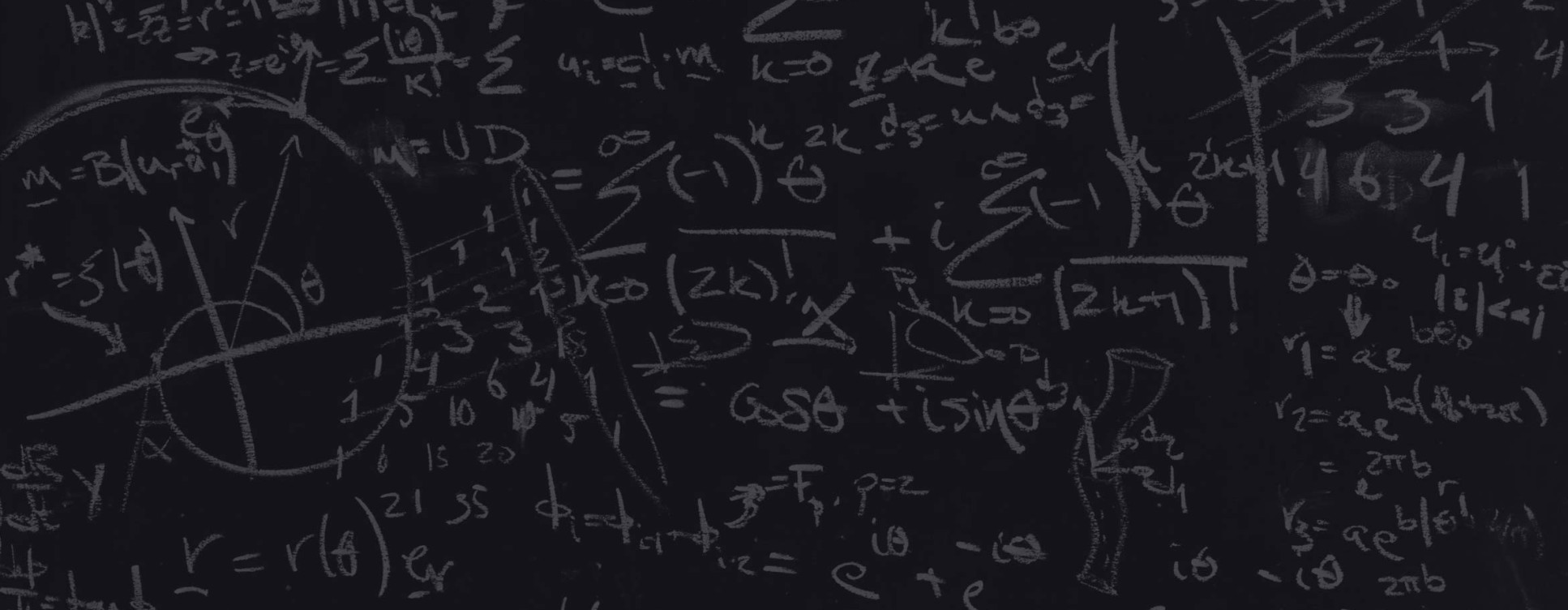 blackboard with mathematical equations