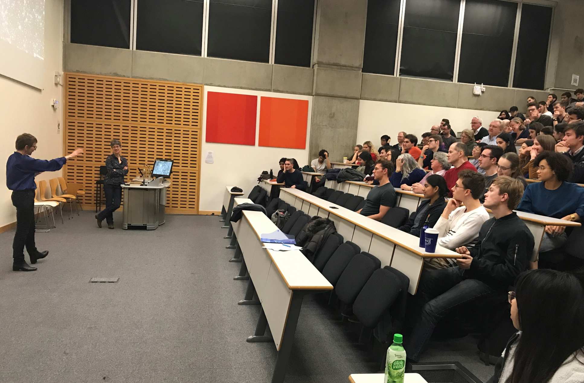 Helen Sharman taking questions