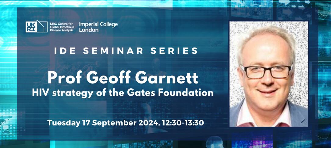 IDE Seminar Prof Geoff Garnett